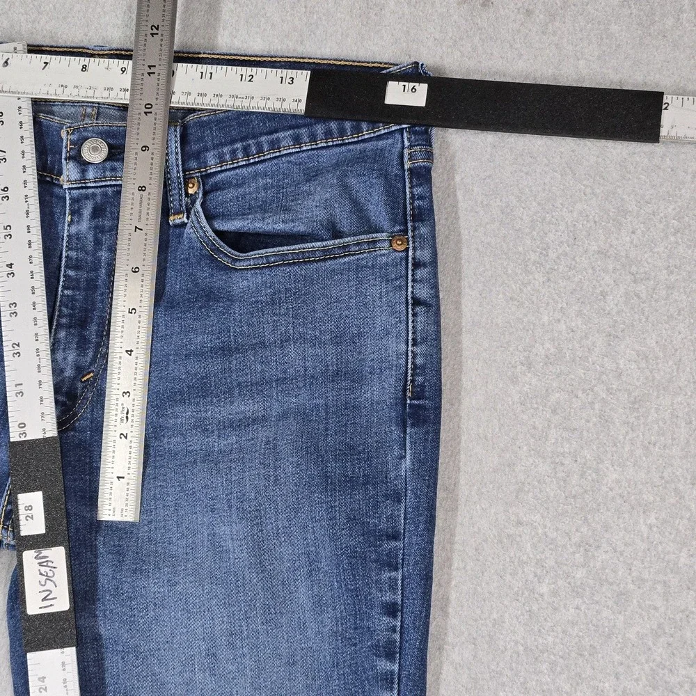 Levi's 511 Men Jeans 34X30 Blue Denim Slim Fit 28